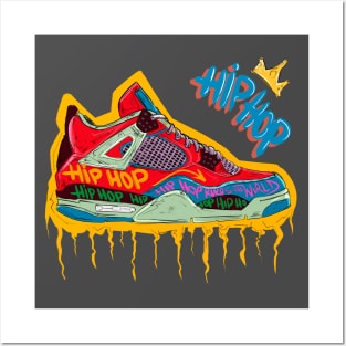 HIP HOP JORDAN SHOES Posters and Art